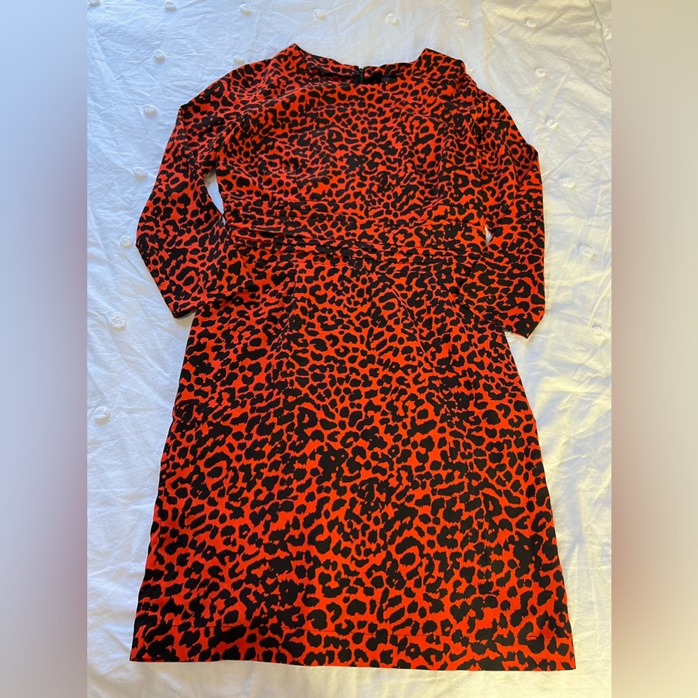 Topshop Leopard Print Dress